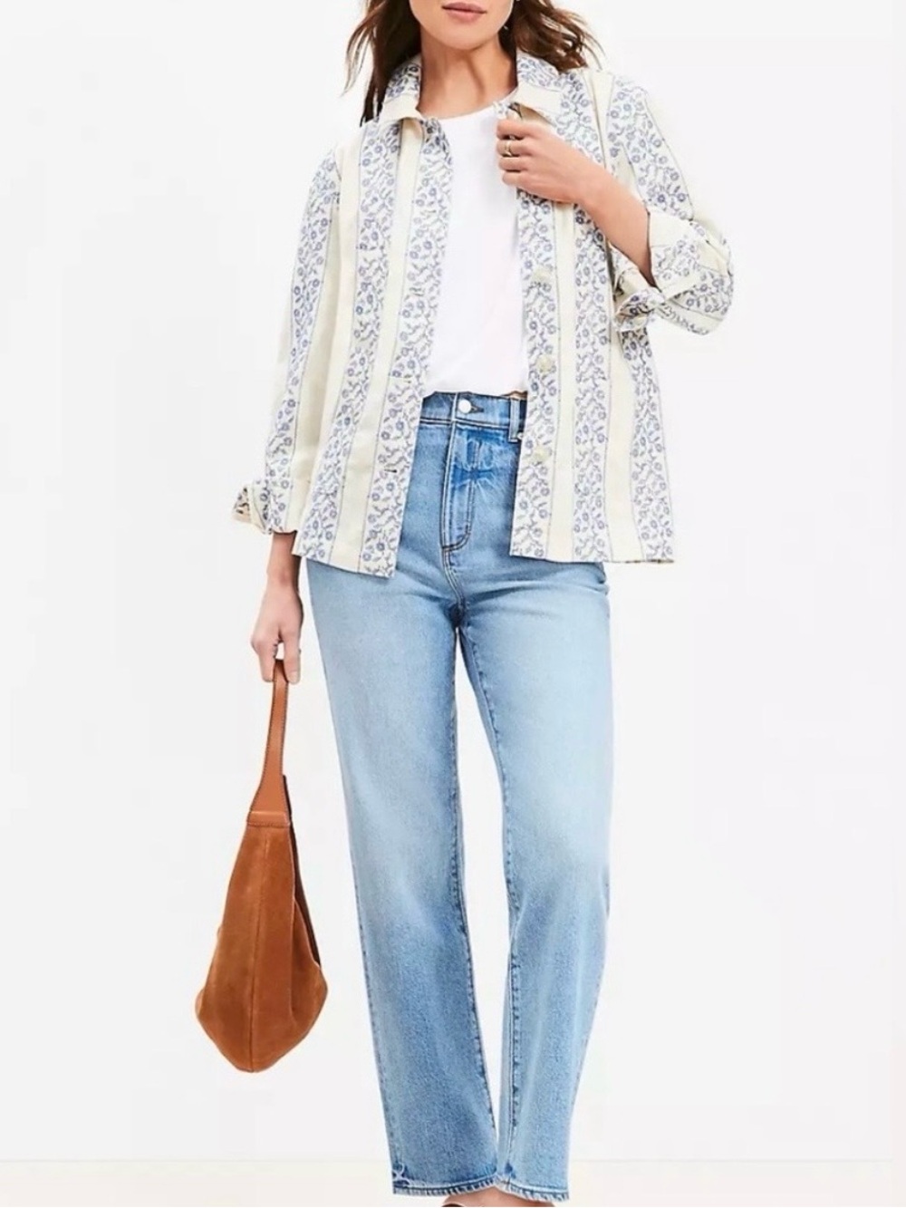 NWT LOFT Jeans The Straight High Rise Fit Size 28/6 💙💙💙